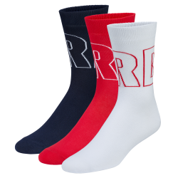 RB Leipzig Socken - Dynamic - 3er Set rot-weiß-dunkelblau RBL