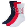 RB Leipzig Socken - Dynamic - 3er Set rot-weiß-dunkelblau RBL