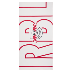 RB Leipzig Duschtuch - Dynamic - Weiß | 90 x 180 cm Badetuch | Strandtuch RBL