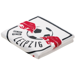 RB Leipzig Duschtuch - Dynamic - Weiß | 90 x 180 cm Badetuch | Strandtuch RBL