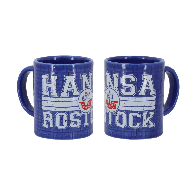 F.C. Hansa Rostock Tasse - Mauer - blau | Kaffeetasse | FCH