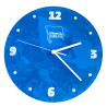 Hertha BSC Berlin Wanduhr - Fahnenmeer - Blau | Glas | Uhr | 30 cm | HBSCB