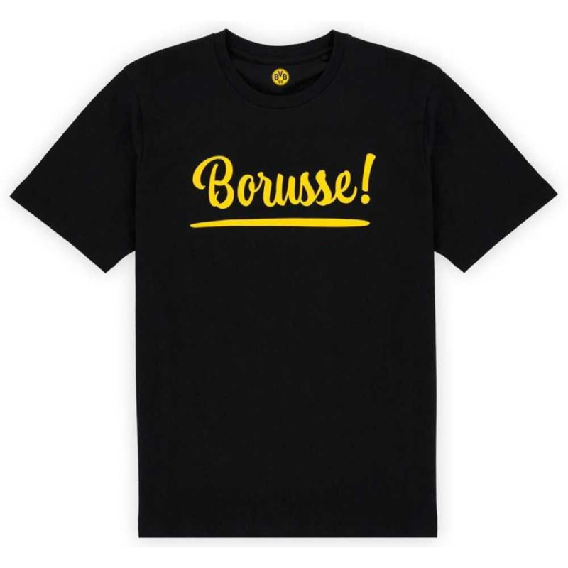 Borussia Dortmund T-Shirt - Borusse - schwarz Shirt BVB 09 | Gr. S bis 3XL