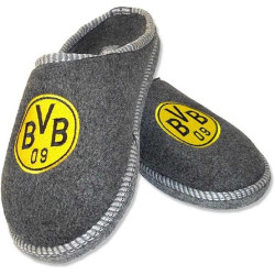 Borussia Dortmund  Filzpantoffel mit Sticklogo | Pantoffeln | Hausschuhe | BVB 09 | Gr. 36/37 bis 46/47
