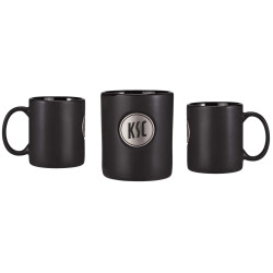 Karlsruher SC Tasse - Platine - schwarz | Kaffeetasse | KSC