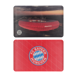 FC Bayern München Frühstücksbrettchen - Allianz Arena - 2er Set Brettchen | Brotzeitbrettchen FCB