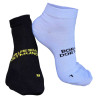 Borussia Dortmund Sneaker Socken - 2er Set - weiß | schwarz BVB 09