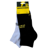 Borussia Dortmund Sneaker Socken - 2er Set - weiß | schwarz BVB 09