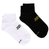 Borussia Dortmund Sneaker Socken - 2er Set - weiß | schwarz BVB 09
