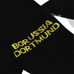 Borussia Dortmund Sneaker Socken - 2er Set - weiß | schwarz BVB 09