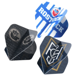 F.C. Hansa Rostock Dartpfeil-Flights 9er Set | Dartflights | FCH