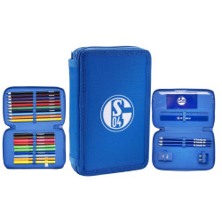 FC Schalke 04 Federmappe | Doppeletui | Schuletui | gefüllt | S04