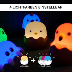 EGGY'S Mystery Lights Mini Nachtlichter für Kinder |zufällige Figurenauswahl | 1 aus 9 zum Sammeln l 4 Verschiedene Lichtfarben