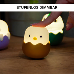EGGY'S Mystery Lights Mini Nachtlichter für Kinder |zufällige Figurenauswahl | 1 aus 9 zum Sammeln l 4 Verschiedene Lichtfarben