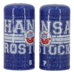 FC Hansa Rostock Salz- & Pfefferstreuer - Mauer - 2teilig| Gewürzstreuer | Streuer | FCH
