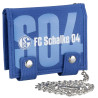 FC Schalke 04 Geldbörse mit Kette | Blau | Portmonee | Geldbeutel | S04