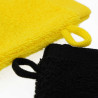 Borussia Dortmund Waschlappen - Emma - 2er Set |Waschhandschuh | schwarz-gelb | Seiflappen | BVB 09