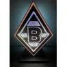 Borussia Mönchengladbach LED Licht - RAUTE 2.0 - Lampe | Logo | Leuchte | BMG