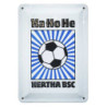 Hertha BSC Berlin Blechschild - Retro Style - weiß | Metallschild | Schild | HBSCB