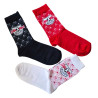 RB Leipzig Socken - Dots - 3er Set rot-weiß-dunkelblau RBL - Gr. 35-38 Bis 39-42