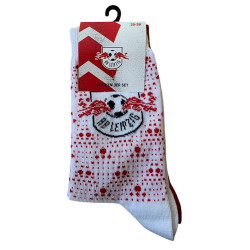 RB Leipzig Socken - Dots - 3er Set rot-weiß-dunkelblau RBL - Gr. 35-38 Bis 39-42