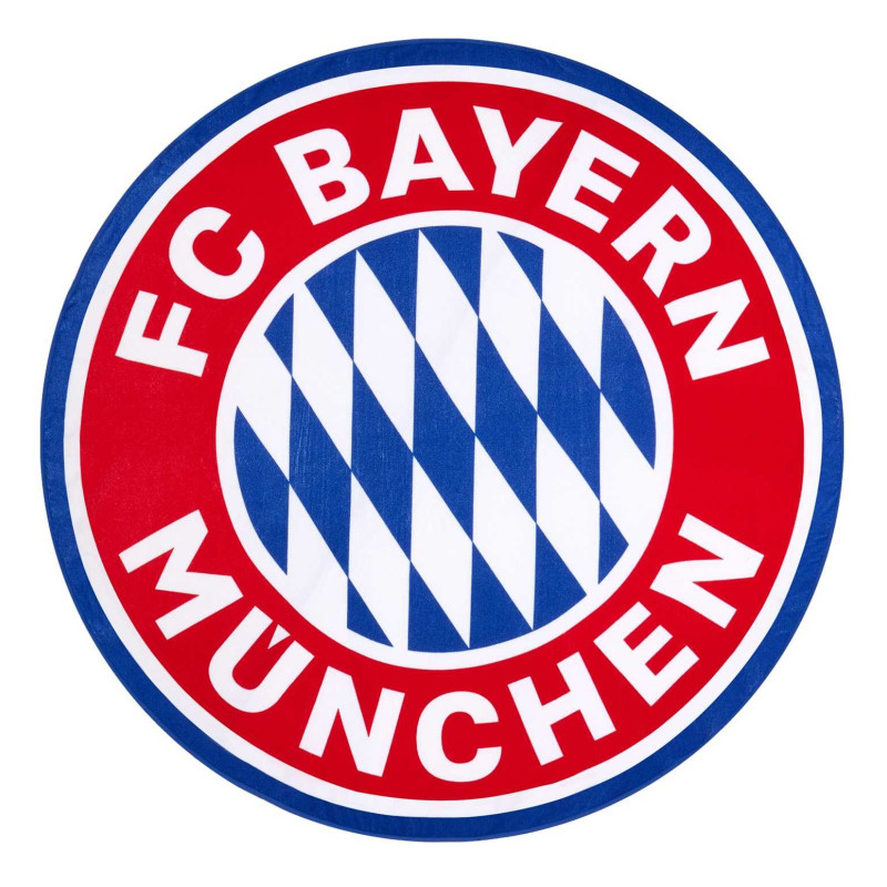FC Bayern München Strandtuch - Logo XXL - rund 165 cm Badetuch Duschtuch Saunatuch FCB