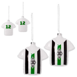 Borussia Mönchengladbach Christbaumschmuck - Trikot Retro - 2teilig Weihnachtskugeln BMG