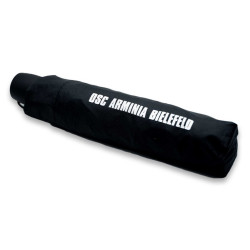DSC Arminia Bielefeld Taschenschirm schwarz | Automatik Schirm | Regenschirm
