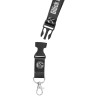 FC Schalke 04 Schlüsselband - Glück auf! - schwarz  mit abnehmbarem Schlüsselanhänger | Lanyard | S04