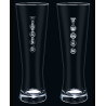 VfL Wolfsburg Weizenglas - Logohistorie - 2er Set | Bierglas 0,5l | Glas