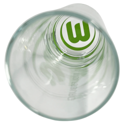 VfL Wolfsburg Weizenglas - Logohistorie - 2er Set | Bierglas 0,5l | Glas