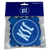 Karlsruher SC Girlande mit Logo | blau-weiß | Papiergirlande | ca. 4 m | KSC