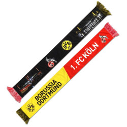Fanfreunschaftsschal Dortmund & Köln  | Schal Borussia Dortmund | 1. FC Köln | Printschal
