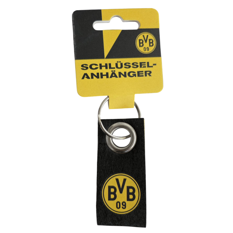 Borussia Dortmund Schlüsselanhänger Filz  | Anhänger | BVB 09