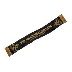1. FC Köln Premiumschal - Ausweichtrikot -  schwarz/gold | Schal  | Fanschal | Strickschal