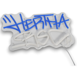 Hertha BSC Berlin Neon-Licht - Graffiti Tag -  Dekolicht | HBSCB