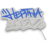 Hertha BSC Berlin Neon-Licht - Graffiti Tag -  Dekolicht | HBSCB