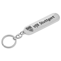 VfB Stuttgart Schlüsselanhänger - Metall Edel - Anhänger mit Logo und Schriftzug