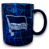Hertha BSC Berlin Tasse Metallic - Stadtkarte - Kaffeetasse | Logo Map | HBSCB