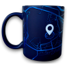 Hertha BSC Berlin Tasse Metallic - Stadtkarte - Kaffeetasse | Logo Map | HBSCB