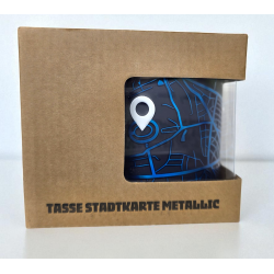 Hertha BSC Berlin Tasse Metallic - Stadtkarte - Kaffeetasse | Logo Map | HBSCB