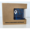 Hertha BSC Berlin Tasse Metallic - Stadtkarte - Kaffeetasse | Logo Map | HBSCB