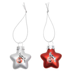 1. FC Köln Weihnachtskugel - Sterne - 10er Set | Weihnachtsanhänger | Christbaumkugel