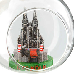 1. FC Köln Christbaumkugel - Glas 3D" - Weihnachtskugel | Glaskugel