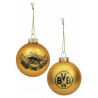 Borussia Dortmund Weihnachtskugel - Stadion & Logo - Christbaumkugel | BVB 09