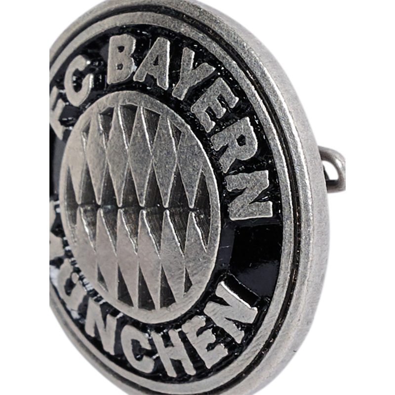 FC Bayern München Brosche - Logo silber -  Ø 26 mm | Anstecker Emblem | Button | Anstecknadel | FCB