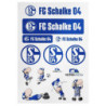 FC Schalke 04  Aufkleberbogen A5 mit 14 Einzelstickern Aufkleberkarte S04