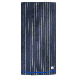 FC Schalke 04 Badetuch - navy Streifen - 90 x 180 cm | Duschtuch | Strandtuch | S04