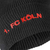 1. FC Köln Beanie - Black Melange  - Mütze mit Umschlag
