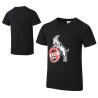 1. FC Köln Kinder T-Shirt Basic schwarz - Big Logo - Shirt | Größe 62/68 bis 164